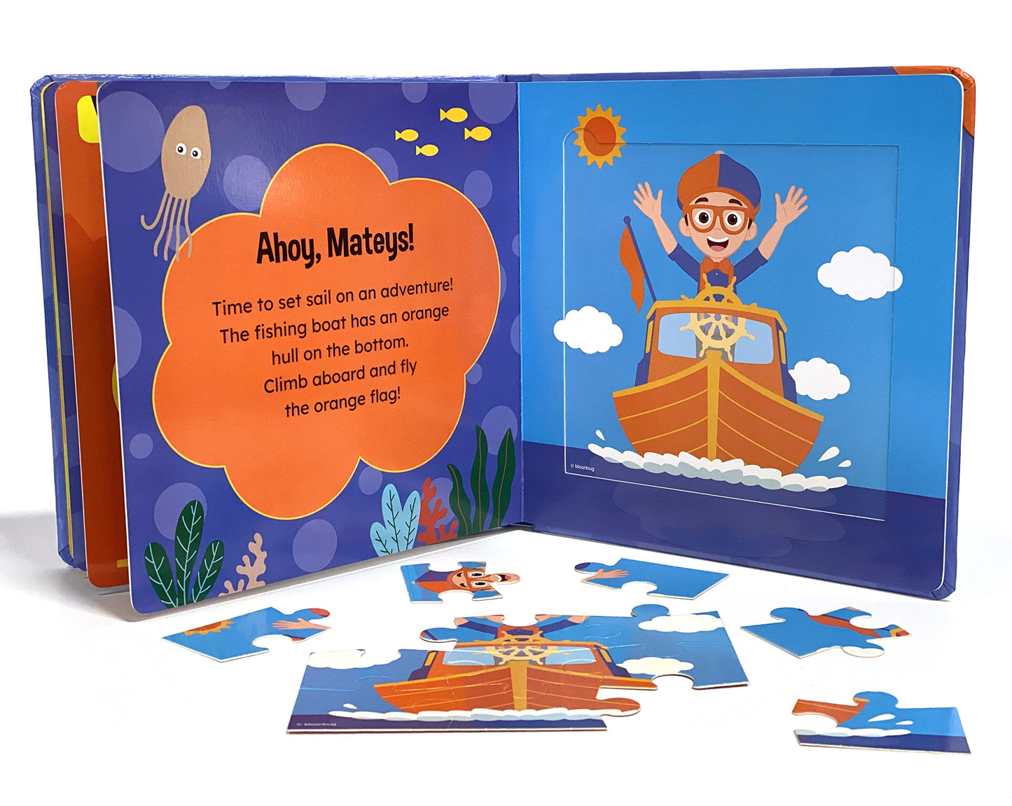 Blippi My First Puzzle Book - Jigsaw Puzzles for kids, 10-page board book, 5 puzzles to enjoy