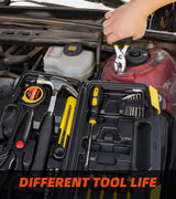 DIFFLIFE 40-Piece Tool Set - General Household Hand Tool Kit with Plastic Toolbox Storage Case… DIFFLIFE