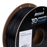 Inland Micro Center PETG Filament 1.75mm, Black - 1KG Spool - Dimensional Accuracy +/- 0.03mm INLAND