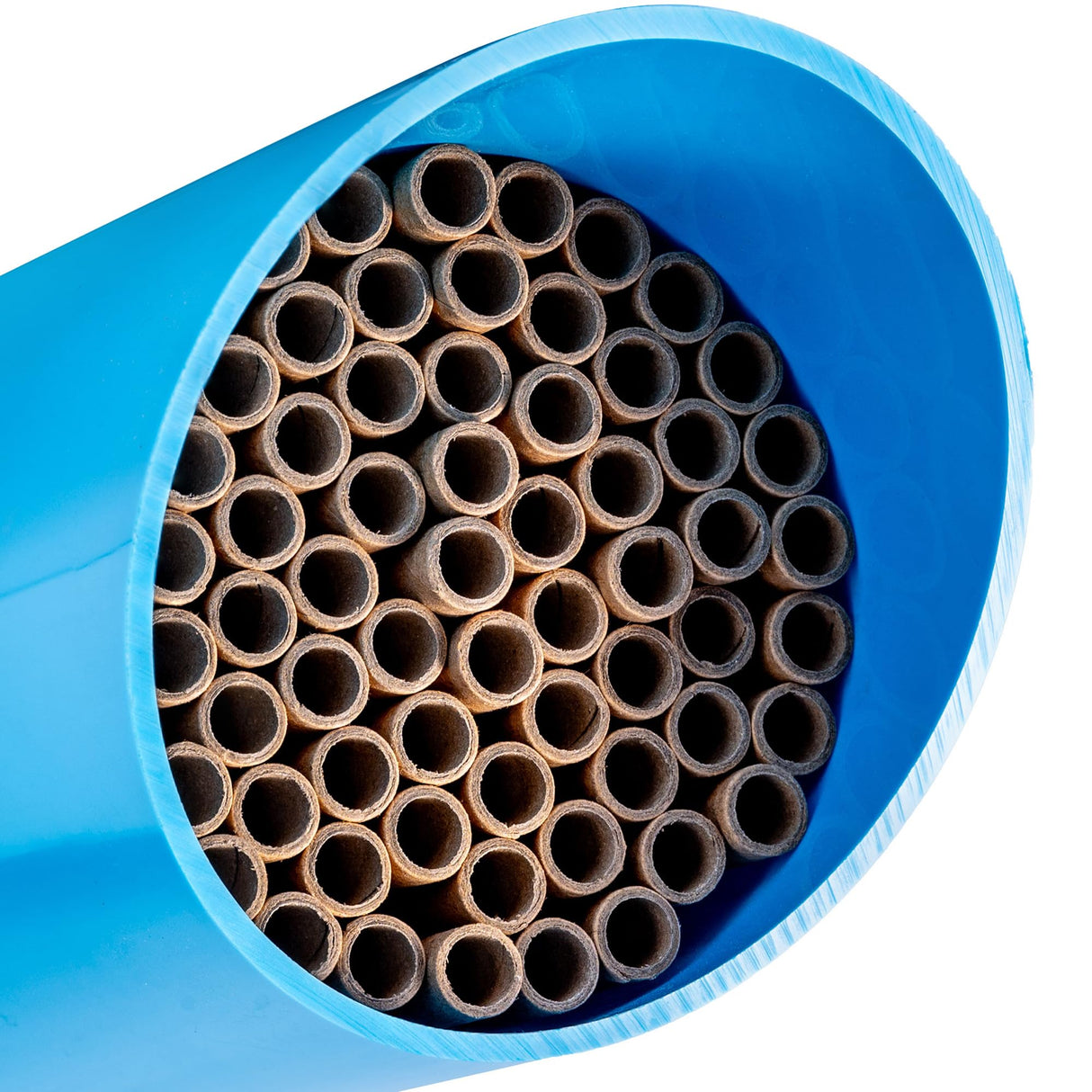 Rivajam Color Splash Mason Bee House - Vibrant & Strong Waterproof Bee Hotel & Insect Habitat - Mason Bee Tubes Filled Bee Houses for The Garden - Pollinator House Bug Hotel Gardening Gifts Rivajam