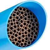 Rivajam Color Splash Mason Bee House - Vibrant & Strong Waterproof Bee Hotel & Insect Habitat - Mason Bee Tubes Filled Bee Houses for The Garden - Pollinator House Bug Hotel Gardening Gifts Rivajam