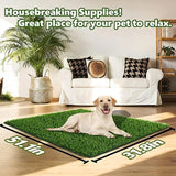 SSRIVER Dog Grass Pad,51.1x31.8In Fake Grass for Dogs,Artificial Grass Pee Pad for Puppies Potty Training Indoor Outdoor SSRIVER