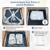 HUIMO Living Room Chair Upholstered High Back Armchair Retro Printed Wingback Chair in Linen for Bedroom & Study Comfy Accent Sofa Chair Reading Chair Holds 300lbs (Navy Blue) (1, Tan with Lines) HUIMO