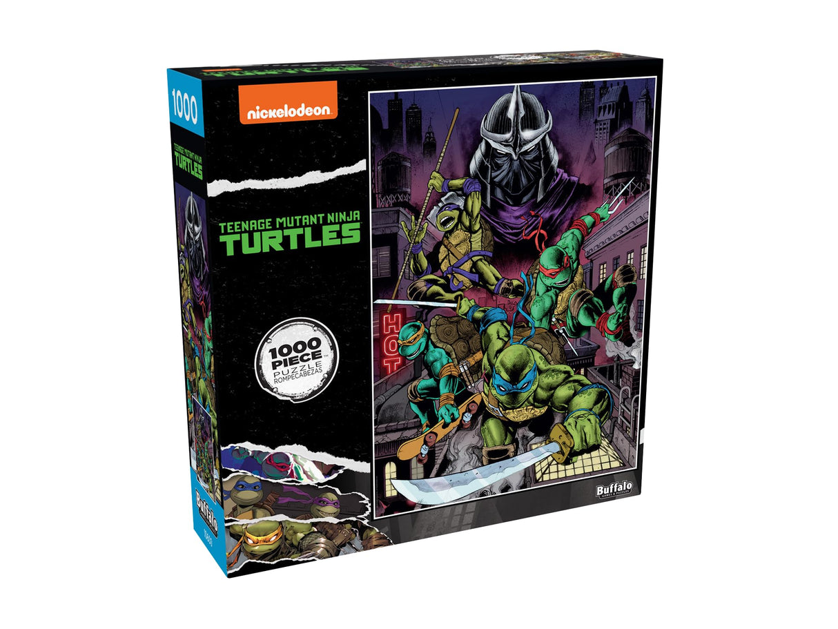 Buffalo Games - Viacom - TMNT Heroes in a Half-Shell - 1000 Piece Jigsaw Puzzle for Adults -Challenging Puzzle Perfect for Game Nights - Finished Size is 26.75 x 19.75 Buffalo Games