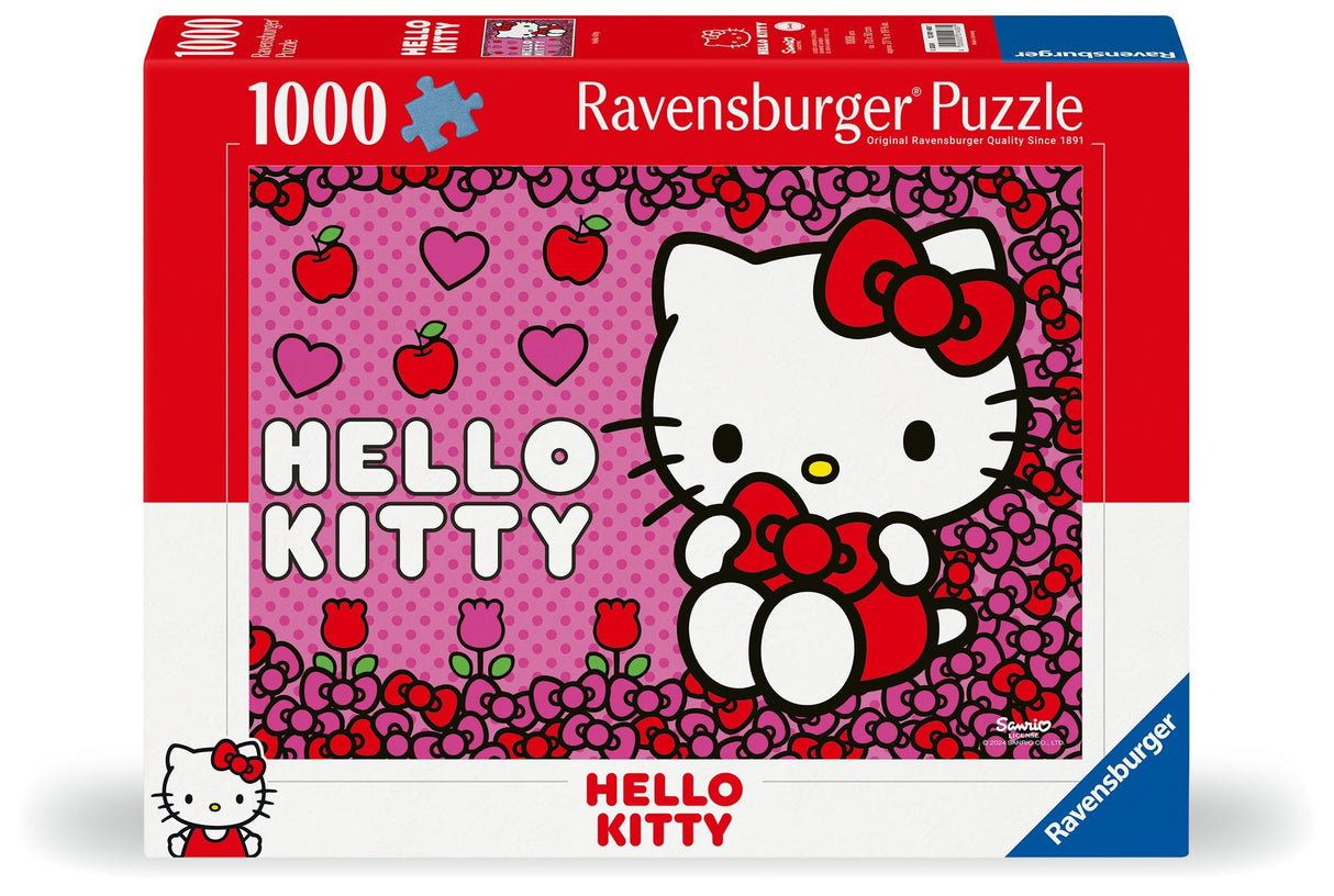 Ravensburger Puzzle 12001488 Hello Kitty Puzzle 1000 Pieces for Adults and Children from 14 Years, Hello Kitty Gifts Ravensburger
