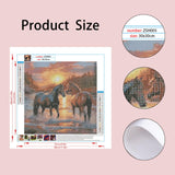 Diamond Art Kits for Adults Clearance: Horse Diamond Art Painting Full Round Drill DIY 5D Painting - 11.8x11.8 Inch Premium Canvas - Complete Set with Tools & Tray - Relaxing Craft Gift for Beginners AILJKOMG