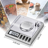 Fuzion Milligram Scale, 50g/0.001g Digital Milligram Scale with Calibration Weights, Jewelry and Gem Scale, Mg Scale for Powder, Reloading, Includes Scoop, Powder Pan and Tweezers Fuzion