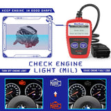 Autel OBD2 Scanner MS309 Universal Car Engine Fault Code Reader, Check Engine Light and Emission Monitor Status, OBDII CAN Diagnostic Scan Tool Autel