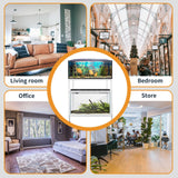 Fish Tank Stand: The Perfect 10 Gallon Metal Aquarium Stand Measuring 22.8" W x 10.6" D x 31.3" H to Fit Your Aquatic Display Needs. (10 Gallon-White) tongmo