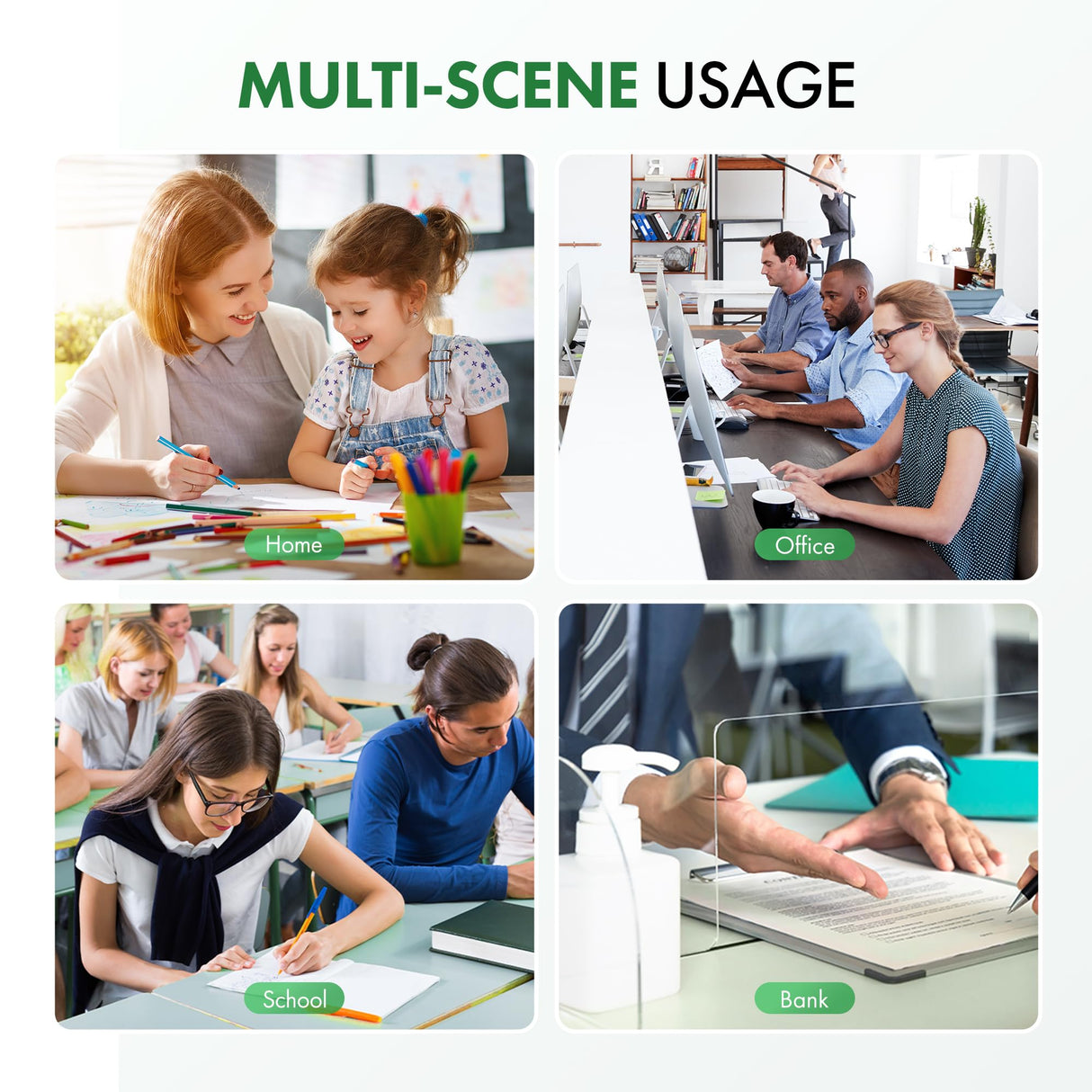 UTEFUL Remanufactured Ink Cartridges Replacement for HP Ink 63 63XL Compatible with OfficeJet 3830 4650 4655 5255 5258 5200 Envy 4510 4520 DeskJet 1110 3630 Printer (1 Black,1 Tri-Color) UTEFUL