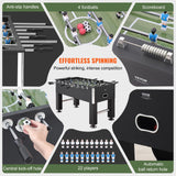 VEVOR Foosball Table, 55 inch Standard Size Foosball Table, Indoor Full Size Foosball Table for Home, Family, and Game Room, Soccer with Foosball Table Set, Includes 4 Balls and 4 Cup Holders VEVOR