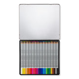 Staedtler Karat Aquarell Premium Watercolor Pencils, Set of 24 Colors (125M24) STAEDTLER