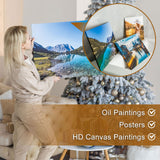 uxcell 2 Pcs DIY Canvas Stretcher Bars, 6 x 6 Inch Canvas Frame Wooden Frames Kit Sturdy Stretcher Frames for Oil Paintings Prints Posters uxcell