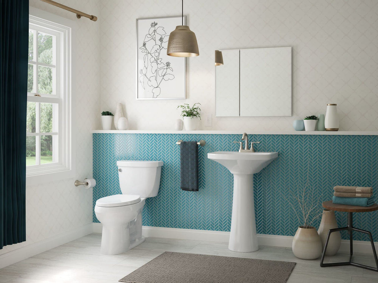 KOHLER K-CB-CLC3026FS Beveled Medicine Cabinet with Mirror Doors & Adjustable Shelves, Rectangular Beveled Edge Frame, 30" x 26" Kohler