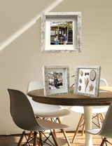 Houstimi Wooden 4x6 Shadow Box Frame Farmhouse Small Shadow Box Display Case Glass Surface Internal Depth 0.6 inch for Wall or Tabletop（White,4 Pack） Houstimi