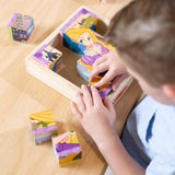 Melissa & Doug Disney Princess Wooden Toy Cube Puzzle Blocks for Boys and for Girls 3+ - FSC Certified Melissa & Doug