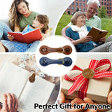 Personlized Custom Magnetic Leather Bookmarks with Engraved Logo Text for Reading Women Men,Custom Vintage Magnetic Book Marks Clip Gift for Book Lovers Readers Women Kids Teacher Classmate… Oqeiplx