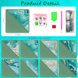 HTTDMY Diamond Art Painting Bookmarks,8Pcs DIY Cute Diamond Art Kits for Adults, Corner Bookmarks Small Crafts Kit for Women Book Lovers (Ocean) HTTDMY