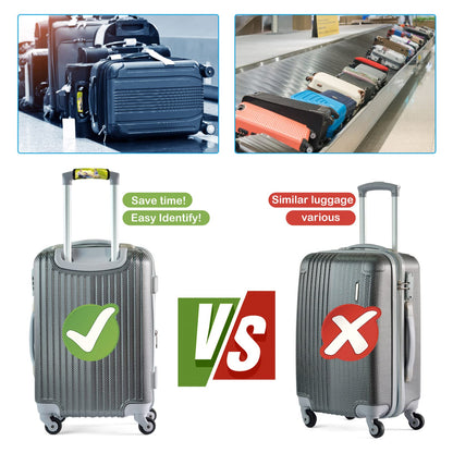 Sublimation Blanks Luggage Handle Grips Wraps Neoprene Comfort Luggage Identifier for Travel Bag Luggage Suitcase 4 Pcs