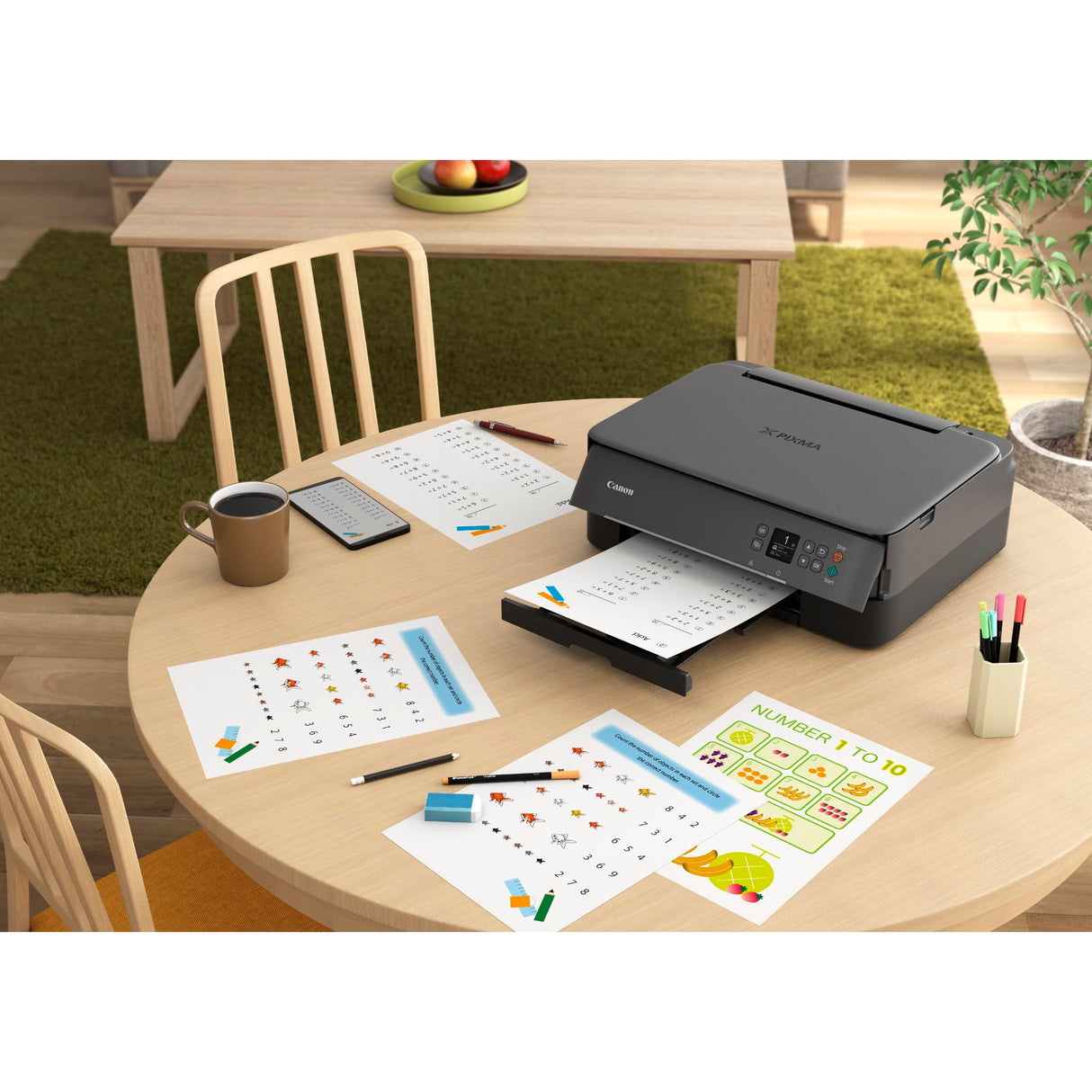 Canon TS6420 All-in-One Wireless Printer, Black Canon