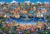 Buffalo Games - Eric Dowdle - Dowdle World Pieces - 2000 Piece Jigsaw Puzzle for Adults Challenging Puzzle Perfect for Game Nights - Finished Size is 38.50 x 26.50 Buffalo Games