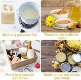 5LB Beeswax Pellets Beeswax for Candle Making Beeswax Pellets for Skin Beeswax Beads Beeswax Bulk Beeswax for Lotion Making for DIY and Craft Project SMINIKER