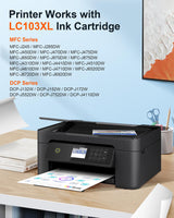 E-Z Ink Pro LC103 LC103XL Compatible Ink Cartridge Replacement for Brother LC103 XL LC101 LC 103 Ink Cartridges Compatible with MFC-J870DW MFC-J475DW MFC-J6920DW MFC-J6520DW (10 Pack, 4B2C2M2Y) E-Z Ink Pro