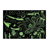 Mudpuppy’s Ocean Predators 100 Piece Glow in The Dark Puzzle, Includes 100 Glow in The Dark Pieces, Perfect for Ages 5+, Turn Out The Lights and Let The Completed Puzzle Glow! Mudpuppy