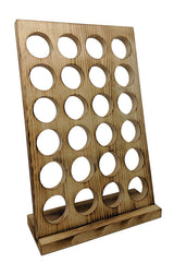 Gianna's Home Rustic Farmhouse Country Distressed Wood Coffee Pod Holder For K-Cups, 24 Capacity (Torched Wood) Gianna's Home