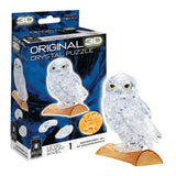 BePuzzled | Owl Original 3D Crystal Puzzle, Ages 12 and Up, Owl, Clear Bepuzzled