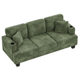 Homall Couch for Living Room, 83" Couches with Soft Deep Seats, Modern Sofa 3 Seater in Corduroy for Apartment, Bedroom (Green) Homall