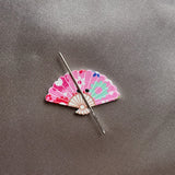 4 Pieces Fan Needle Minders, Magnetic Needle Nanny, Cross Stitch Embroidery Needlework Accessories DPXWCCH