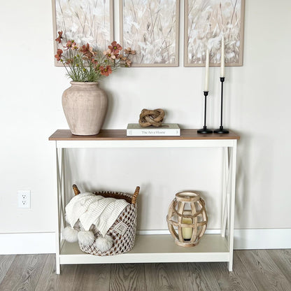 PHI VILLA Console Tables for Entryway - Narrow Sofa Tables for Living Room, Entryway Table - WoodArtSupply