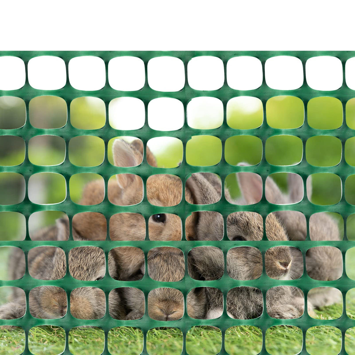 DOEWORKS Safety Fence, 4 x 100 FT Green Plastic Mesh Fence Roll Barrier Netting for Construction Fencing Animal Fencing Garden Fencing and Event Fencing DOEWORKS