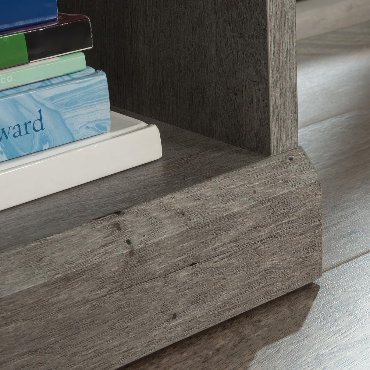 Sauder Craft Pro Series Open Storage Cabinet, L: 32.05" x W: 17.68" x H: 30.0", Mystic Oak Sauder