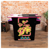 Arcade1Up Ms. PAC-MAN Head-to-Head Arcade Table with 12 Games, Multiplayer Control Panel, and 17-Inch Color LCD Screen, Black Series Edition ARCADE1UP