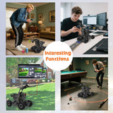 Smart Robot Kit, Robot Building Car kit for Raspberry Pi Python Coding, STEM Programming Robotic Arm Kit with Camera (Not Included Raspberry Pi Board) BLONWINER