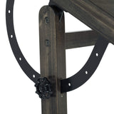 Studio Designs Vintage Drawing/Drafting Table with Pencil Ledge - 36" W x 24" D - Distressed Black - Adjustable Tilting Top SD STUDIO DESIGNS