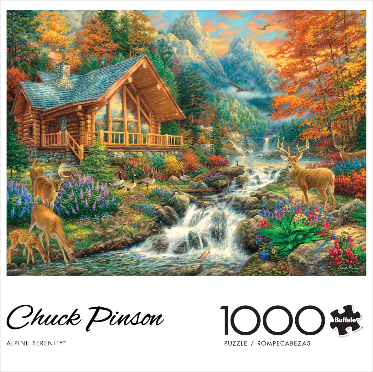 Buffalo Games - Alpine Serenity - 1000 Piece Jigsaw Puzzle with Hidden Images Buffalo Games