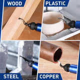 WORKPRO Deburring Tool with 11 Extra High Speed Steel Swivel Blades - 360 Degree Rotary Head Deburring Tool for Metal, Resin, Aluminum, Copper, Plastic, 3D Printing, Wood WORKPRO