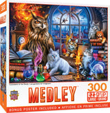 Masterpieces 300 Piece EZ Grip Jigsaw Puzzle - Caretakers of The Study - 18" x 24" Masterpieces