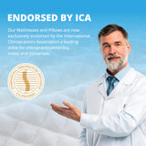 EGOHOME Queen Mattress 14 Inch, Charcoal Gel Memory Foam Mattress Bed in a Box, Back Pain Relief, Made in USA, Medium Firm, CertiPUR-US Certified,80”x60”x14”, White EGOHOME