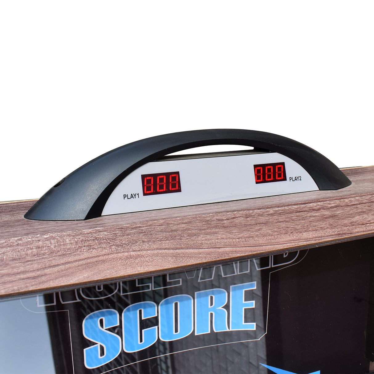 Hathaway Shooting Star 9-ft Arcade Ball Roll and Score Machine Table with LED Electronic Scorer and Sound, Great for Family Recreation Game Rooms, Driftwood Hathaway