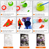 Fountor Paint by Numbers Kit for Adults Beginner, Flower Adult Paint by Number Kits on Canvas Without Frame, Windowsill Flowers Acrylic Oil Paint by Numbers for Home Decor Gift 16” W x 20”L Fountor