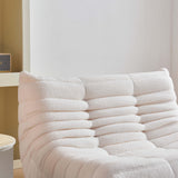 Bean Bag Chair for Adults, Oversized Loveseat Fireside Chair Comfy Lazy Floor Sofa, 2 Seater Lazy Sofa Couch Memory Foam Bean Bag for Living Room, Bedroom Apartment Office (Beige) YVDNHP