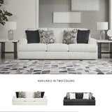 Signature Design by Ashley Karinne Coastal Sofa with Non-skid Legs, White Signature Design by Ashley