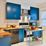 STABLEINK NSF Stainless Steel Table, 24 x 36 Inches Metal Prep & Work Table with Adjustable Undershelf, for Commercial Kitchen, Restaurant, Hotel and STABLEINK