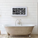 MELANNCO 12-Opening Wall Mount Frame Picture Collage, White MELANNCO