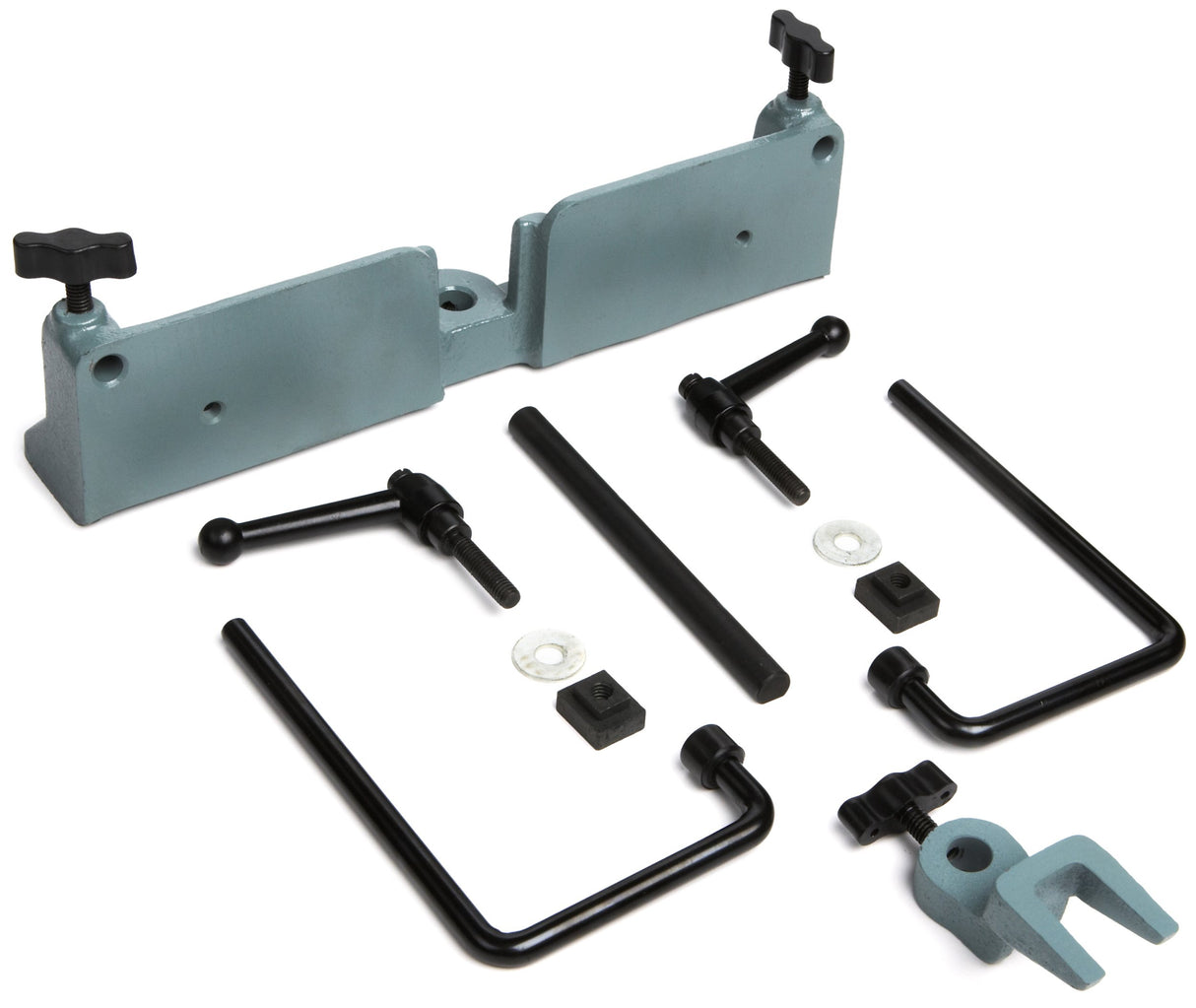 DELTA 17-924 Mortising Attachment with 1/4 Inch, 5/16 Inch, 3/8 Inch, and 1/2 Inch Chisel and Bit Sets Delta