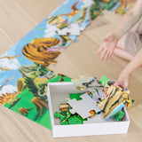 Melissa & Doug Land of Dinosaurs Floor Puzzle (48 pcs, 4 feet long) - FSC Certified Melissa & Doug